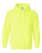 Load image into Gallery viewer, Gildan Heavy Blend Hooded Sweatshirt High Viz Embroidered / Heat Press