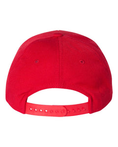 Yupoong Premium Curved Bill Snap Back Cap Embroidered or Heat Press