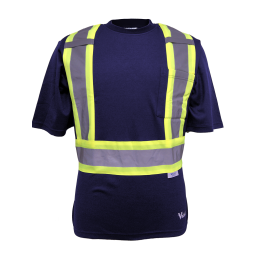 Viking Safety Cotton Lined Hi-Viz Shirt