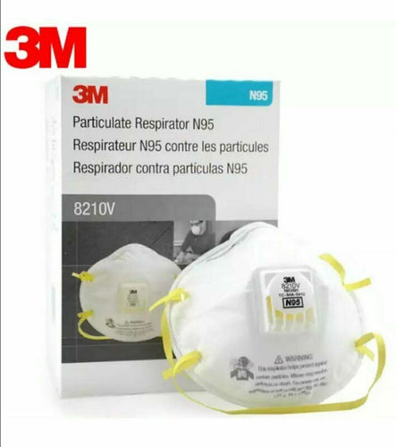 3M 8210V Particulate Respirators 10/box