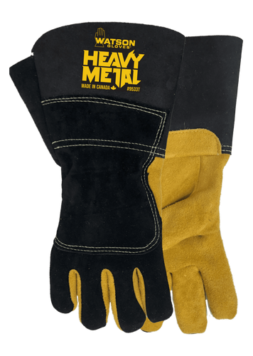 Watson Black Velvet Lined Winter Welding Gloves