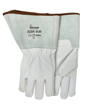 Load image into Gallery viewer, Watson Winter Scape Goat Gauntlet Cuff Gloves