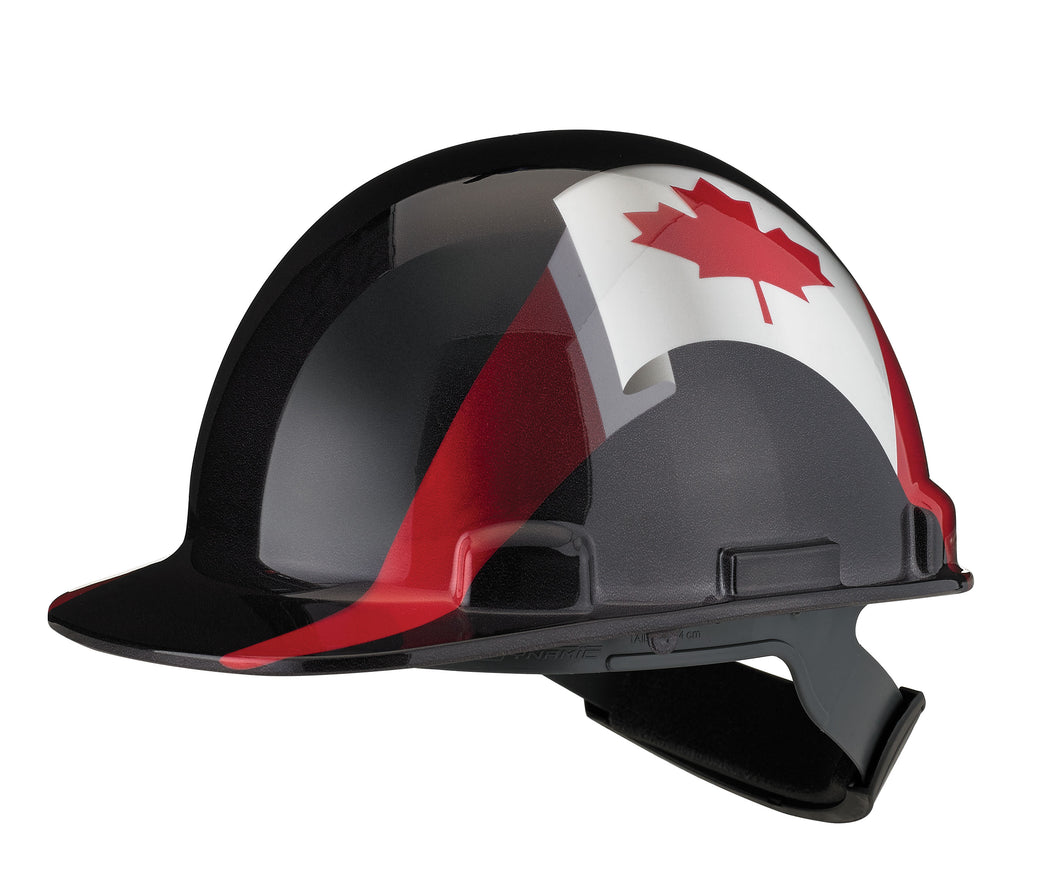 Dynamic Safety Dom Canada Flag Hard Hat