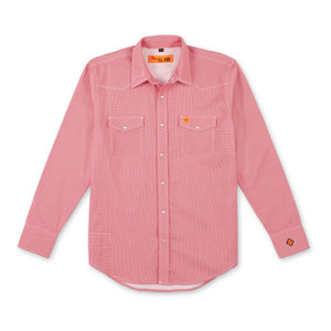 Wrangler® 20X® Fire Resistant Long Sleeve Western Snap Print Shirt
