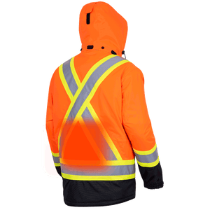 Pioneer Hi-Viz Orange Heated Insulated Safety Jacket