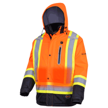 Load image into Gallery viewer, Pioneer Hi-Viz Orange Heated Insulated Safety Jacket