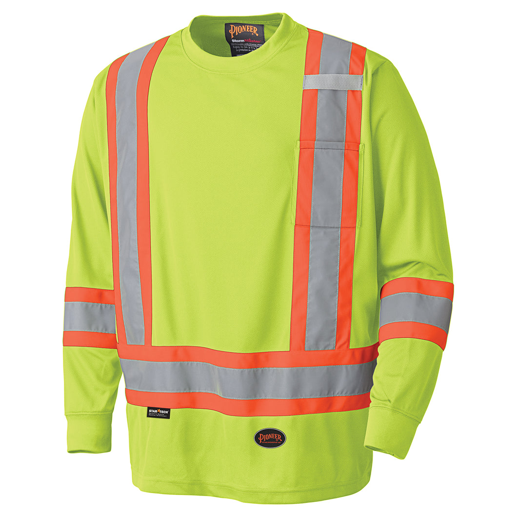 Pioneer Birdseye Long-Sleeved Safety Shirt (Various Colors)